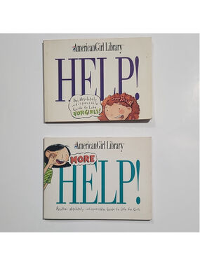 American Girl Library HELP! & MORE HELP! Guide to Life for Girls Books